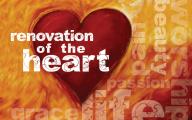 Heart with words, "Renovation of the Heart"