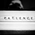 Patience with Scrabble letters